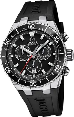 Produktbild von Jaguar Herren Uhr Silikonarmband schwarz D2UJ1021/5