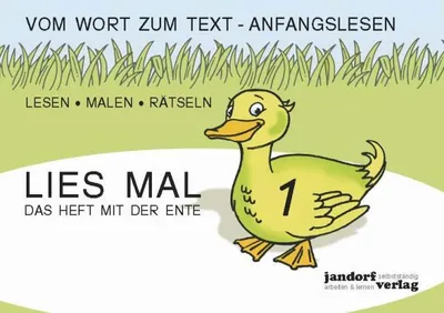 Produktbild von Lies mal 1 - Das Heft mit der Ente. Großbuchstaben