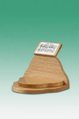 Produktbild von Holzfigur Notenpult natur Höhe 6,5cm NEU