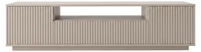 Produktbild von TV-Board mit 3 Türen und 1 Ablage - Beige - EROLYA