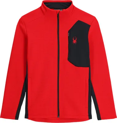 Produktbild von SPYDER Bandit Full Zip Herren Fleece Jacke rot M