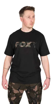 Obrázok produktu pre Fox T-Shirt Black Camo Logo T-Shirt / Camo Logo T Large