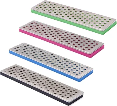 Productafbeelding van Diamantvijl Set - Randslijper Vijlen - Rand Afwerken - Microniseerde Diamant - 100x25 mm - Meerdere Kleuren
