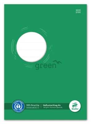 Imagen del producto de Staufen® verde 794004611, protector de hojas - Formato A4, 150 g, color verde, material reciclado