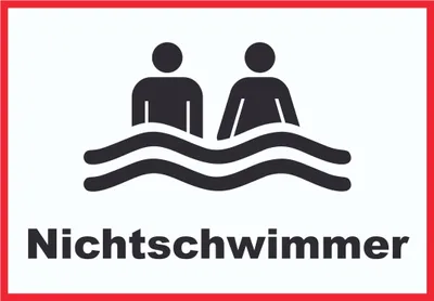 Produktbild von Nichtschwimmer Schild A2 (420x594mm)