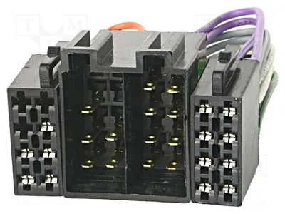 Zdjęcie produktu dla 1 gniazdo ISO, 2 wtyki ISO, PIN: 26 (5 8 5 8). Wtyki i gniazda ISO