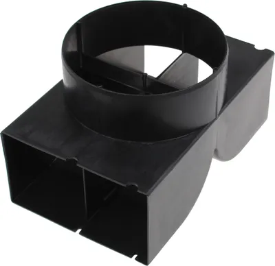 Image de WHIRLPOOL - Retour d'air / Raccord en T dans la gaine - 152 x 88mm - Ø 150mm - C00861112
