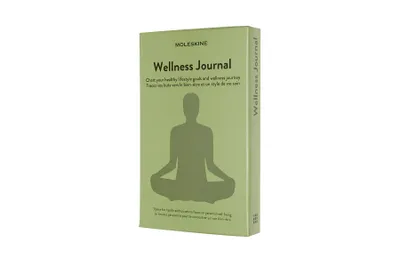 Produktbild von Notizbuch Passion Journal Large A5 Wellness Hardcover 200 Blatt grün.
