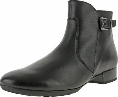 Produktbild von Gabor Damen Stiefelette Größe 38 Schwarz aus Leder mit ca. 3,5 cm Absatz