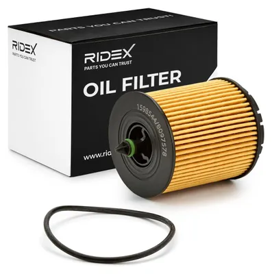 Produktbild von Ölfilter RIDEX 7O0068 Filtereinsatz für BMW 3 Limousine (E90) für OPEL ZAFIRA B (A05) INSIGNIA Caravan Astra G CC (T98) Zafira A (T98)