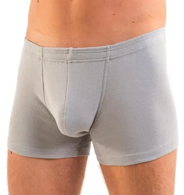 Produktbild von HERMKO 8900 2er Pack Herren Boxer Shorts Unterhose, Größe:D 5 = EU M, Farbe:grau