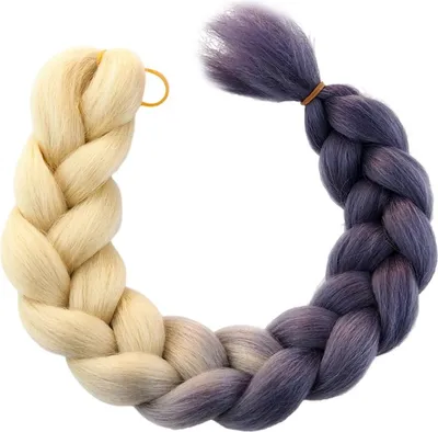Productafbeelding van Synthetisch haar, 120 cm lang, ombré effect, model WLS32