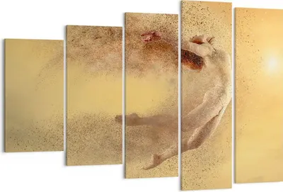 Produktbild von Bild auf Leinwand - Leinwandbild - Frau Abstraktion - 150x100cm - Wand Bild - Wanddeko - Leinwanddruck - Bilder - Kunstdruck - Wanddekoration - Leinwand bilder - Wandkunst - EG150x100-4061