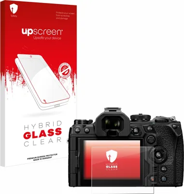 Produktbild von upscreen Schutzglas für Olympus OM System OM-1 Mark II / OM-3 Schutzfolie Panzer Folie Glas Display Schutz klar