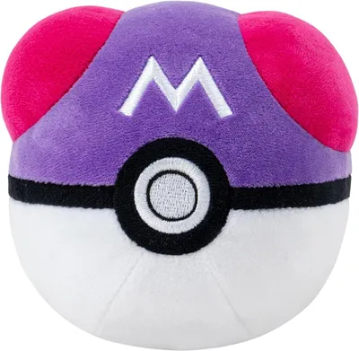 Image de Pokeball Master Ball Pokémon en peluche 12cm