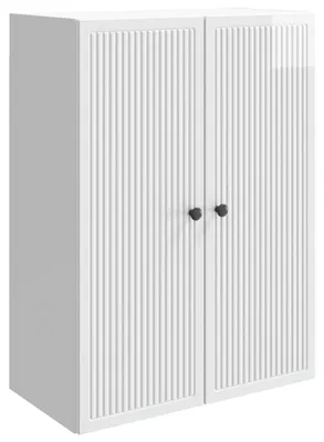 Immagine prodotto di vidaXL Armadio a muro bianco lucido 66 x 34,5 x 90 cm in materiale derivato dal legno