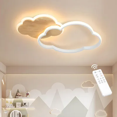 Image de Applique LED pour chambre d'enfant avec design nuage