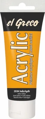 Produktbild von KREUL el Greco Acrylic Indischgelb 75 ml Tube