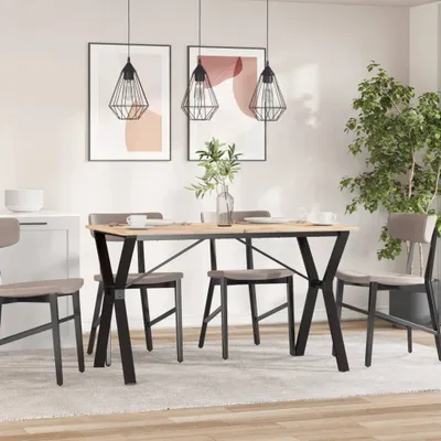 Produktbild von Möbel Tischbeine - Tischgestell für Couchtisch, Esstisch - Esstisch-Gestell in Y-Form 120x60x73 cm Stahl Top9489784