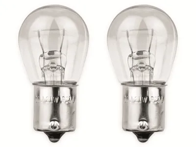 Image de EUFAB Ampoule automobile 12 V, 21 W, BA15S, lot de 2