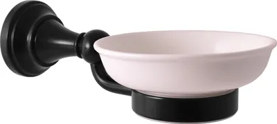 Obrázek produktu pro MORAVA RETRO - Koupelnový doplněk Mýdlenka keramická, Černá - matná MKA0300CMAT, RAV Slezák