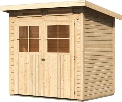 Produktbild von Karibu Gartenhaus Glücksburg 2 naturbelassen