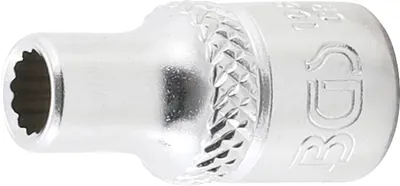 Produktbild von Steckschlüssel-Einsatz Zwölfkant | Antrieb Innenvierkant 6,3 mm (1/4") | SW 3/16"