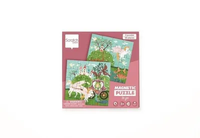Produktbild von Magnetische Puzzles 20x2 + Buch Prinzessinnen