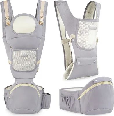 Obrázek produktu pro Ergonomické nosítko - AMY 10v1 - 0-36 měsíců, šedé