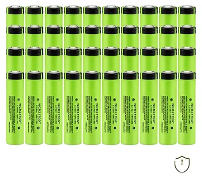 Immagine prodotto di Batteria agli ioni di litio, capacità 4800mAh, ricarica rapida, confezione da 40 pezzi, 3,7 V