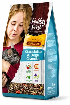 Productafbeelding van HobbyFirst Chinchilla & Degu Granola 2 kg, AI-gegenereerde afbeelding