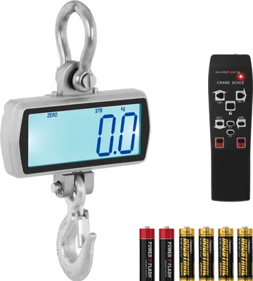 Obrázek produktu pro Expondo Steinberg Systems jeřábová váha – 500 kg / 0,1 kg – LCD – digitální – dálkové ovládání