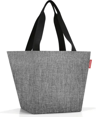 Produktbild von Reisenthel shopper M, Stoffbeutel, Grau, Polyester, Einfarbig, 15 l, 510 mm