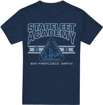 Productafbeelding van Star Trek - "Starfleet Academy Earth" T-shirt voor heren, model TV5938 (maat M), marineblauw