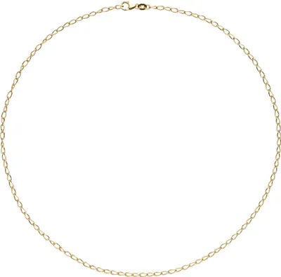 Produktbild von Ankerkette weit 375 Gold Gelbgold 2,3 mm 45 cm Kette