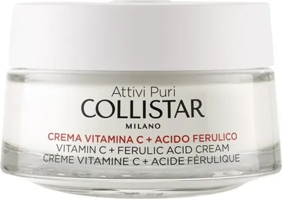 Produktbild von Collistar Vitamin C + Ferulic Acid Cream, Tages- & Nachtcreme, Frauen, Jeder Hauttyp, Feuchtigkeitsspendend, Schutz, Revitalisierend, Glanz, Weichmachend, 50 ml, Topf