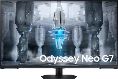 Produktbild von Gaming-Monitor Odyssey Neo G7 G70C, Weiß, 43 Zoll, UHD, Quantum Mini-LED, 144 Hz, 1 ms
