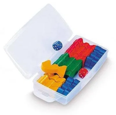 Produktbild von JEUJURA jeujuraj8982 Ludo und 2 Würfel Set in Holz