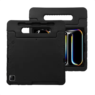 Produktbild von imoshion Schutzhülle mit Handgriff kindersicher iPad Pro 12.9 (2018/2020/2021/2022) - Schwarz