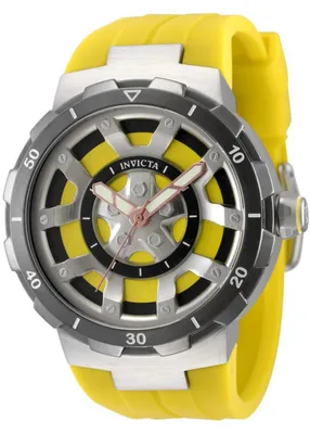 Immagine prodotto di Invicta Racing 49443 Orologio da Uomo - Movimento al Quarzo - Acciaio Inossidabile con Quadrante Giallo - 46 mm