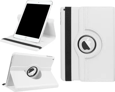 Produktbild von 360° Schutzhülle für Apple iPad Air 3 (2019) + Pro 10.5" (2017) Case Standhülle rotierendes Case Etui Tasche - weiß