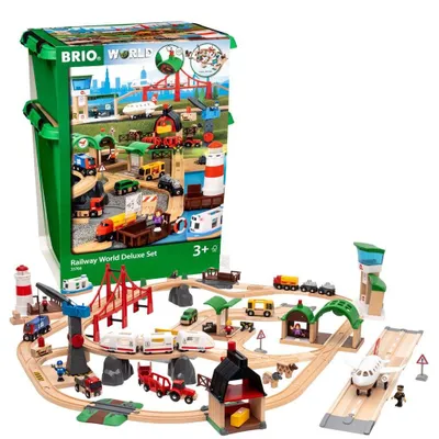 Image de BRIO World - 33766 Grand ensemble Premium dans des boîtes en plastique