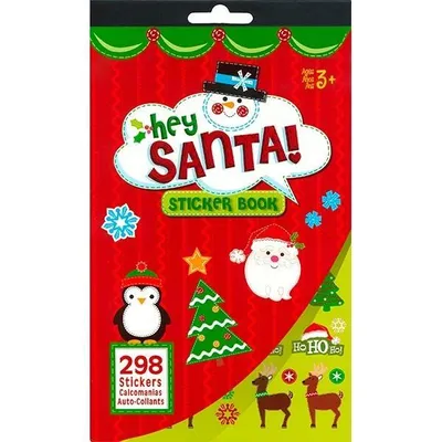 Zdjęcie produktu dla Naklejki papierowe Hey Santa! 298szt
