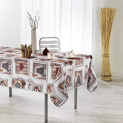 Image de Nappe Wood love 150 x 240 cm