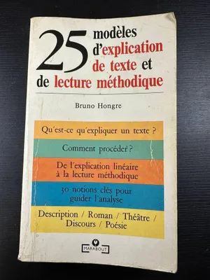 Image de 25 modèles d'explication de texte et de lecture méthodique