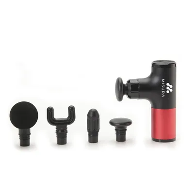 Produktbild von Misura P21MB3BR, Klopfmassage, Universal, Schwarz, Rot, 4 Kopf/Köpfe, 2800 RPM, Akku