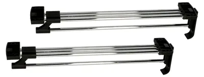 Produktbild von ® 2er Set Ausziehbare Kleiderstange 350 mm für Garderobenschrank Robust