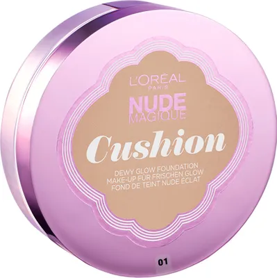 Obrázok produktu pre L'Oréal Paris Make-Up Designer Nude Magique Cushion 4 Rose Vanille, púder, odtieň Rose Vanille, hydratačný, pre ženy, 70 mm, 70 mm