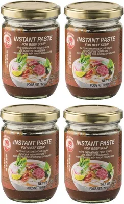 Produktbild von 4er Pack - COCK Instant Paste für Rindfleischsuppe 227g | Nudelsuppen Würzpaste für Pho | Instant Paste for Beef Soup