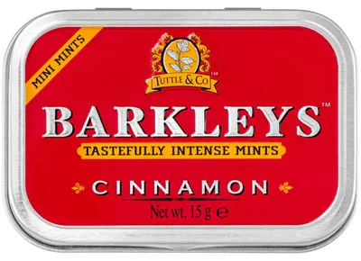 Immagine prodotto di Barkleys Mini Mints Pastiglie al gusto di cannella senza zucchero 15g